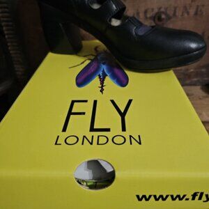 Fly London Women's Cete759fly Pump - BLACK - NEW IN BOX - SIZE 40